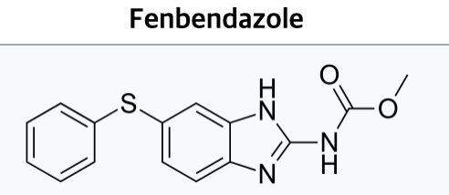 펜벤다졸 분자식 [이미지출처=위키피디아]