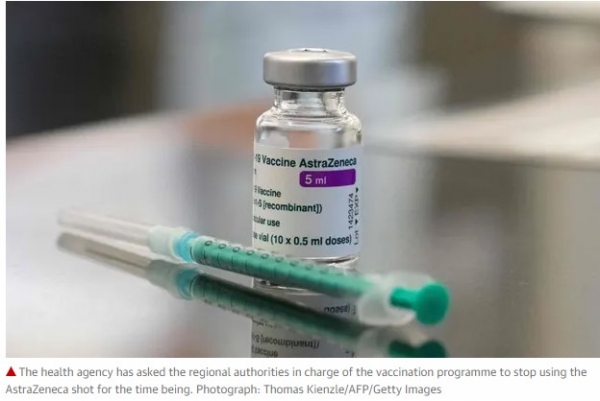 덴마크&nbsp;보건 당국은 예방 접종 프로그램을 담당하는 지역 당국에 당분간 아스트라제네카(AstraZeneca) 백신 사용을 중단하도록 요청했다.