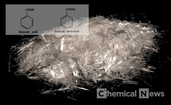 안식향산과 안식향산나트륨의 화학구조 /이미지=Devon Fyson, 식품 독성학 개론(1993)