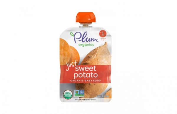 납이 기준치의 2배를 초과 검출된 Plum PBC社의 이유식 제품 'Plum Organics Just Sweet Potato'/ 타겟닷컴 갈무리