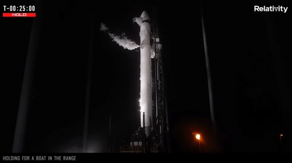 테란 1 발사 준비 장면 / 렐러티비티 스페이스 공식 유튜브