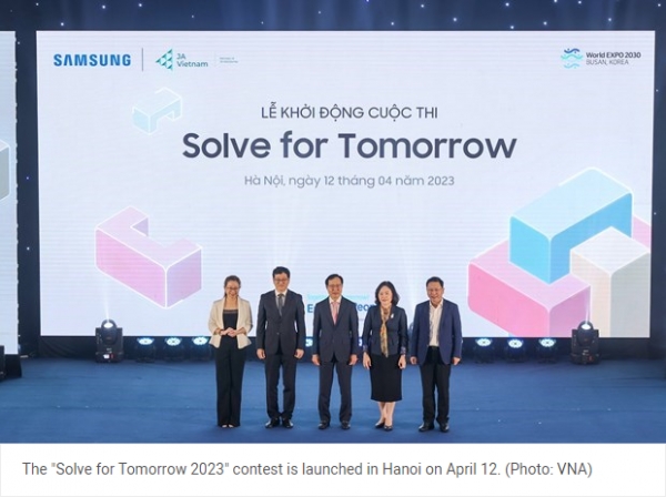 베트남 하노이 Solve for Tomorrow 2023 개막 / 사진 출처 - 베트남플러스 (vietnamplus)