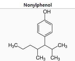 노닐페놀의 화학구조