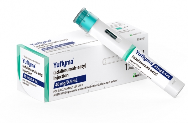 자가면역질환 치료용 휴미라 바이오시밀러 ‘유플라이마’(성분명 : 아달리무맙, Yuflyma) /셀트리온헬스케어 제공