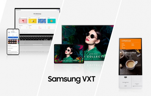 차세대 사이니지 통합 운영 플랫폼 ‘삼성 VXT’ 소개 이미지