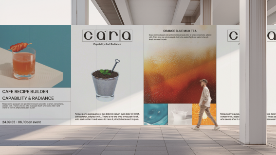 카라(CARA) 광고 이미지