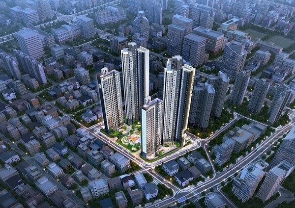 센트레빌’ 브랜드 아파트 ‘문수로 센트레빌 에듀리체’ 조감도