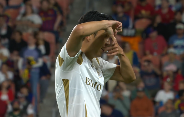 2번째 골을 넣고 세레모니 하는 모습/LA FC 홈페이지 캡쳐(포인트경제)