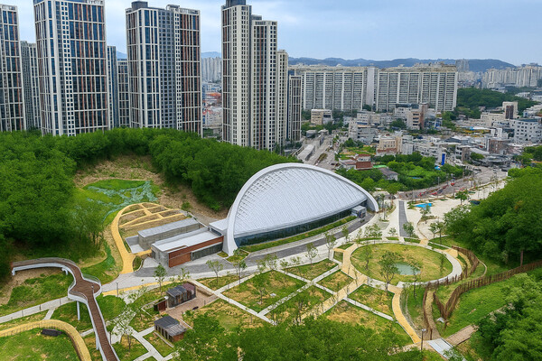 포항시가 9월 30일에 환호근린공원 내 휴미원에서 '환호근린공원 준공식'을 개최한다. 사진=주식회사 아키션(포인트경제)