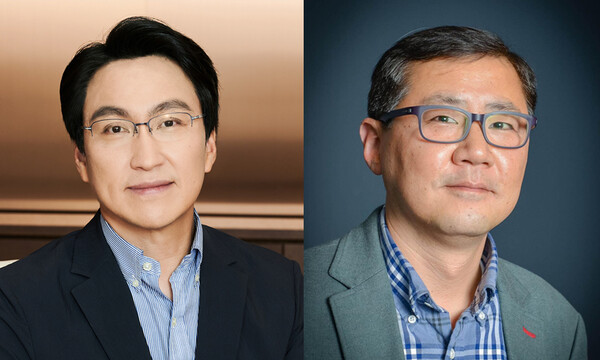 윤장현 사장(왼쪽), 박홍근 사장 / 삼성전자 제공 (포인트경제)