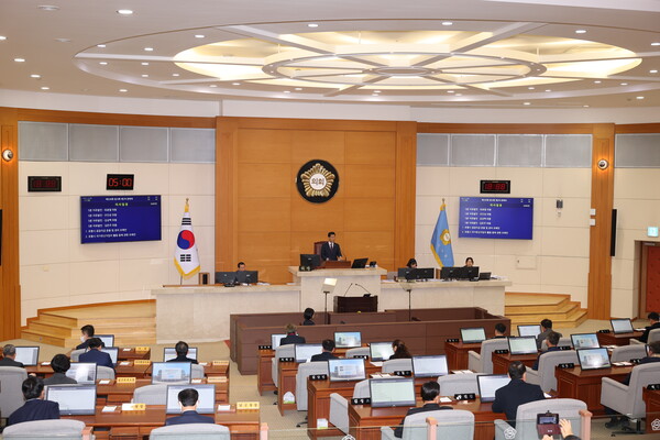 포항시의회 제326회 임시회 제2차 본회의 전경. 사진=포항시의회(포인트경제)