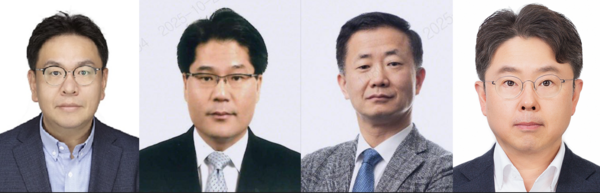 (왼쪽부터) 삼성화재 신임 부사장 권종우, 김선문, 원동주, 한호규 /삼성화재 제공