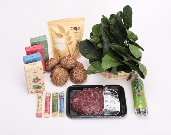 친환경농산물 꾸러미 품목 예시 ⓒ전남도 (포인트경제)